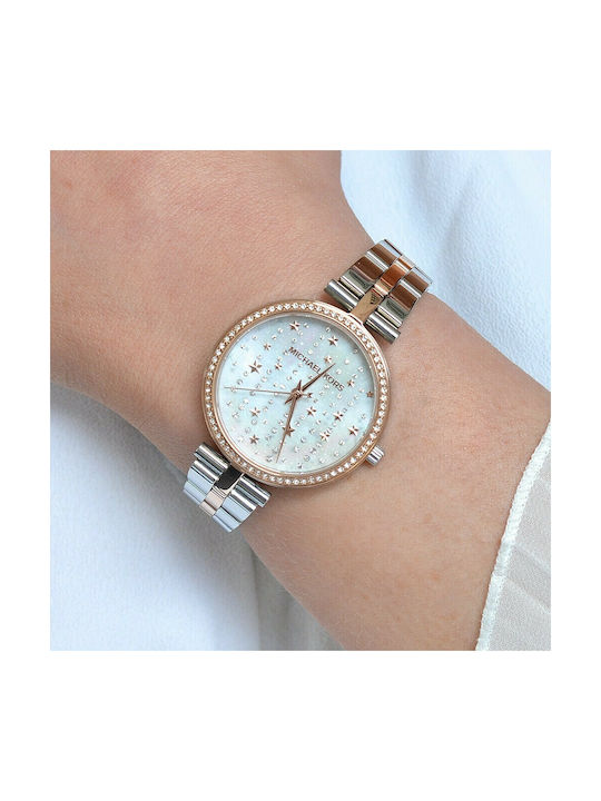 Michael Kors Maci Watch with Silver Metal Bracelet