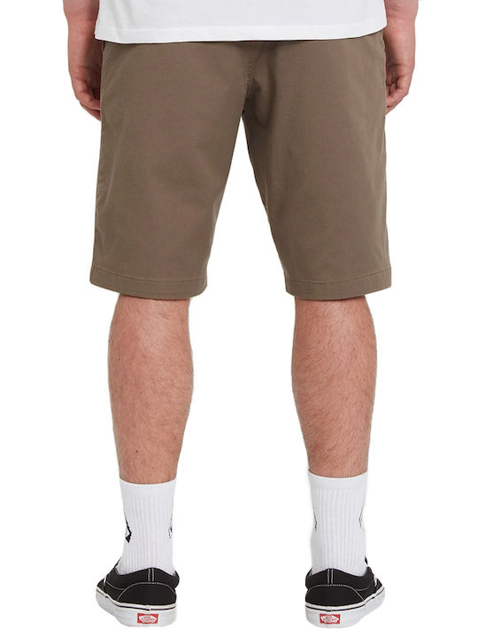 Volcom Frickin Modern Stretch 21 Herrenshorts Chino Mushroom