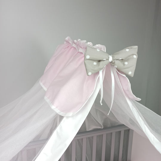 Baby Star Baby Crib Bedding Set Clouds 3pcs Pink