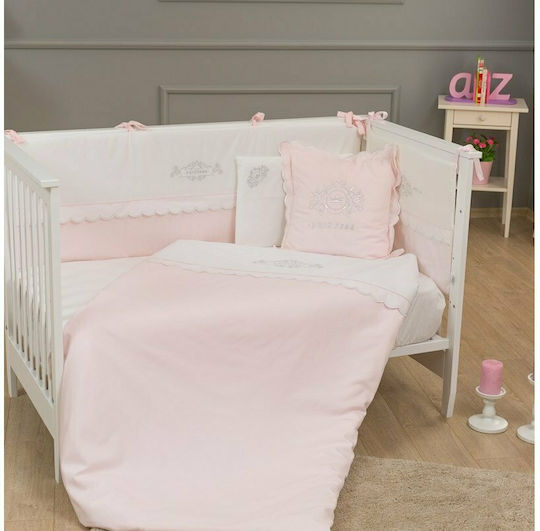 Funna Baby Set Pentru Patut Princess Roz 3buc piese