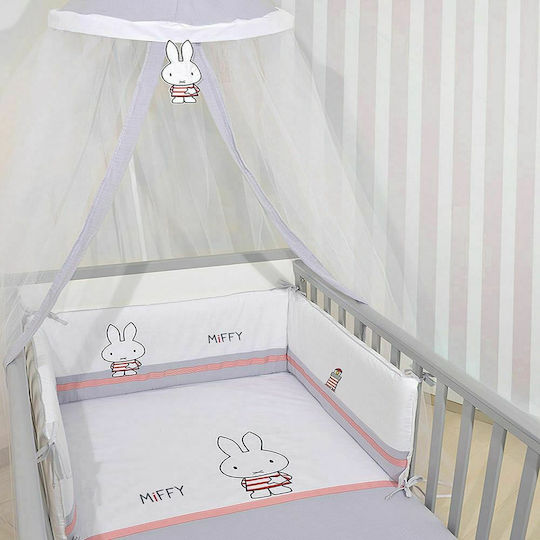 Miffy Set Pentru Patut Miffy Gri 3buc piese