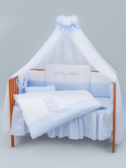 Tuttolina Set Für Krippe Bear Gray 7Stück