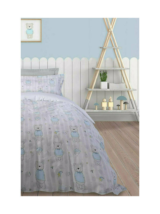 Das Home Seturi de cearșafuri Single Bumbac 4767 Ciel 170x260cm 3buc