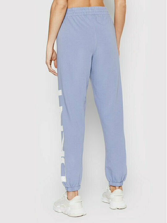 DKNY Damen-Sweatpants Jogger Hellblau