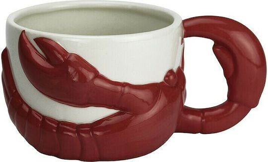 Abysse You Are My Lobster Cană Ceramică Bej 500ml