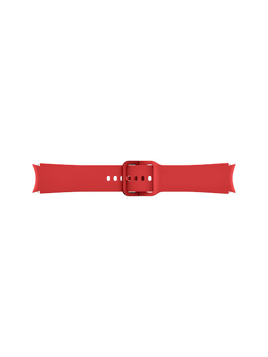 Samsung Sport M/L Armband Silikon Rot (Galaxy Watch4/5/6/7/FE/4 Classic/6 Classic/5 Pro)