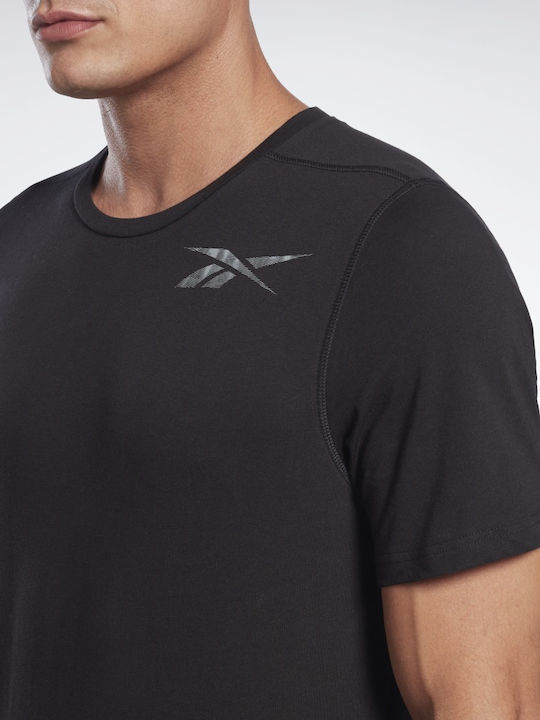 Graphic Move Sportliches T-Shirt Schwarz