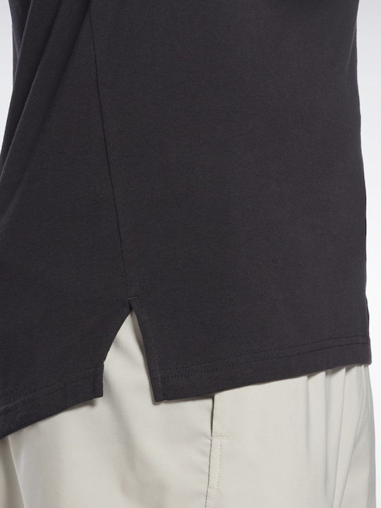 Graphic Move Sportliches T-Shirt Schwarz