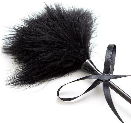 Fetish Addict Feather & Tickler Paddle 49cm Paddle Black