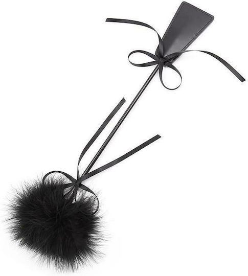 Fetish Addict Feather & Tickler Paddle 49cm Paddle Black