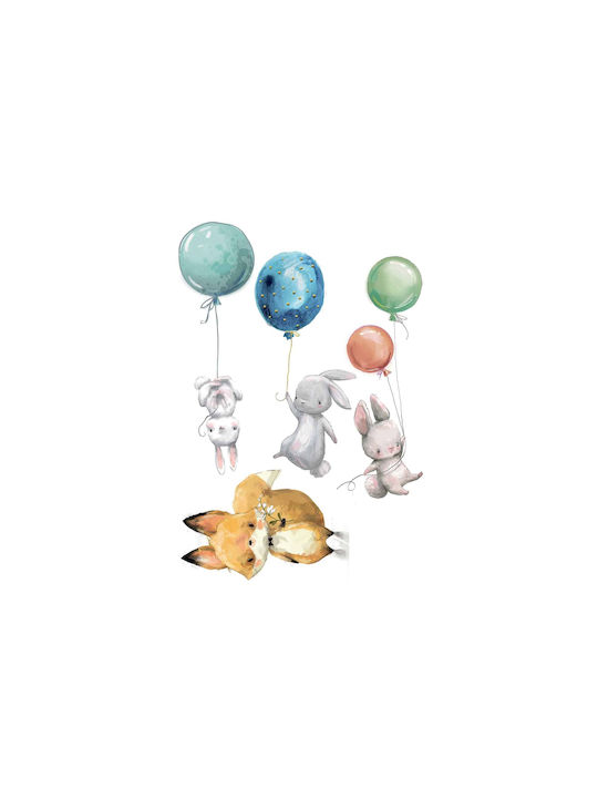 Ango Kids Wall Sticker Watercolour Amimals Xl 9pcs