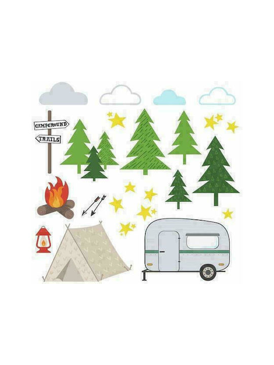 RoomMates Decor Παιδικό Διακοσμητικό Αυτοκόλλητο Τοίχου Camping