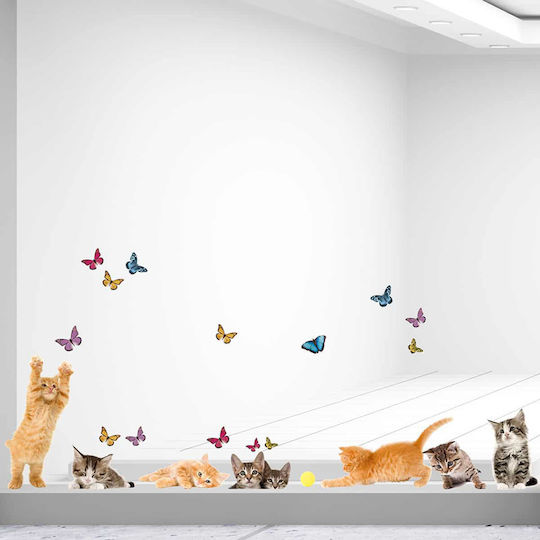 Ango Kids Vinyl Window Sticker Cats 22pcs