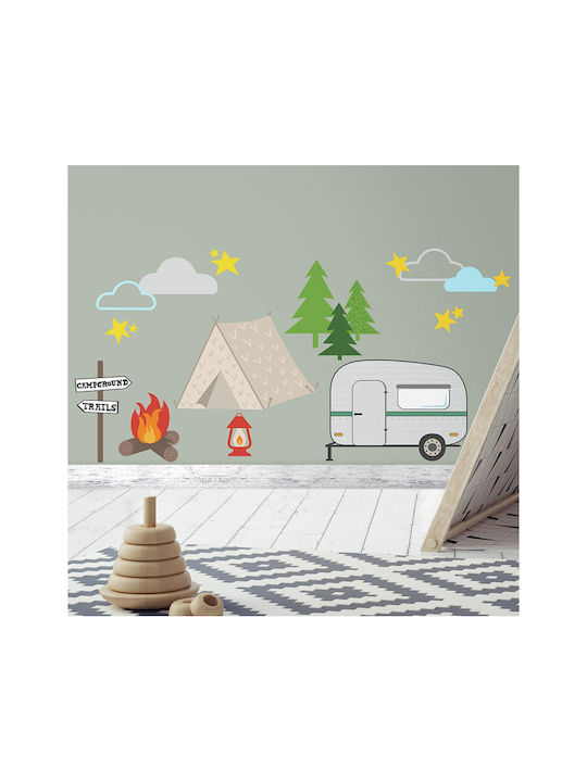 RoomMates Decor Παιδικό Διακοσμητικό Αυτοκόλλητο Τοίχου Camping