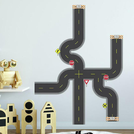 RoomMates Decor Детска стикерна за стена Стена Build A Road 60бр