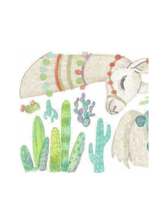 RoomMates Decor Παιδικό Διακοσμητικό Αυτοκόλλητο Τοίχου Watercolor Llama 67x98εκ. 28τμχ