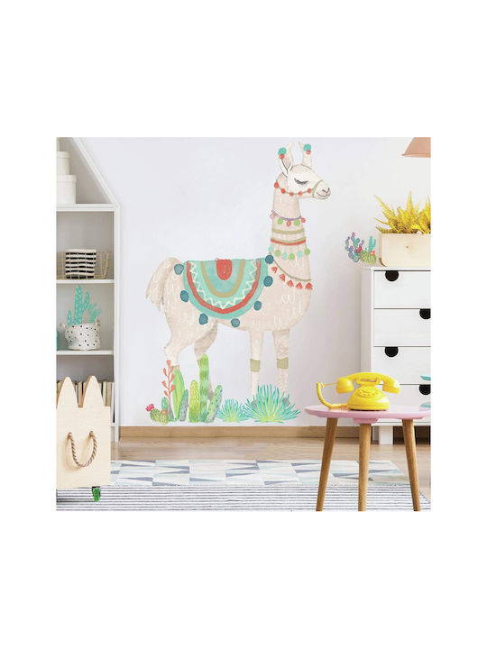 RoomMates Decor Παιδικό Διακοσμητικό Αυτοκόλλητο Τοίχου Watercolor Llama 67x98εκ. 28τμχ