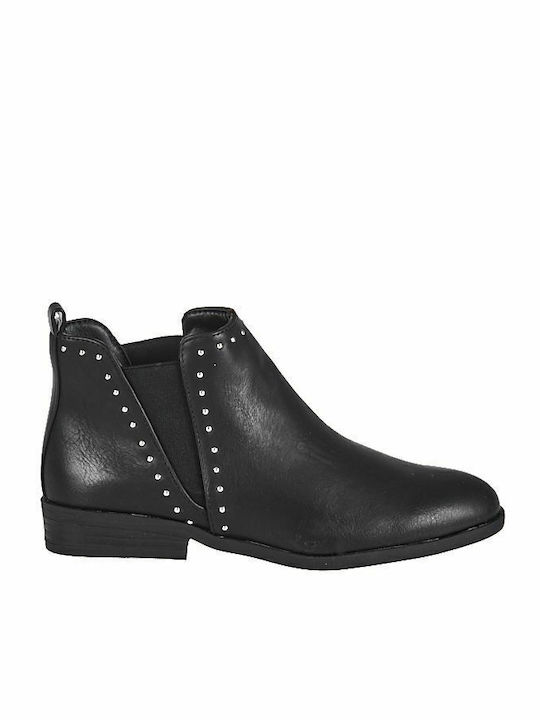 Elenross Damen Chelsea Stiefeletten Schwarz