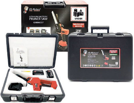 Pruning Battery Chainsaw 21V 1.9kg with Blade 18cm