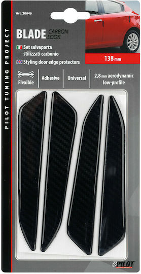 Lampa Protective Door Guards for Car Doors 13.8cm x 13.8cm 4pcs Black