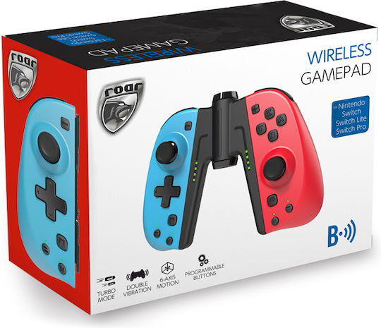 Roar RR-0015 Ασύρματο Gamepad για Switch Πολύχρωμο