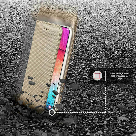 Smart Book Plastic Gold (Xiaomi Mi 11 Lite / 11 Lite 5G / 11 Lite 5G NE)