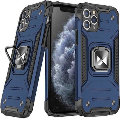 Wozinsky Ring Armor Synthetic Back Cover Durable Blue (Galaxy M31s)