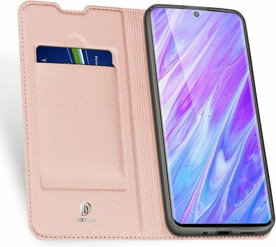 Dux Ducis Skin Pro Book Δερματίνης Ροζ Χρυσό (Galaxy S20+)