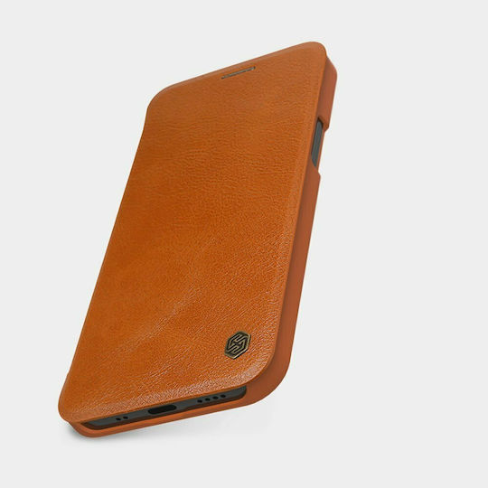 Nillkin Qin Buchen Sie Synthetisches Leder Braun (iPhone 12 mini)