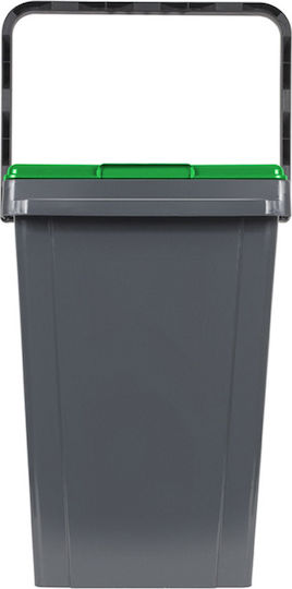 Green City International Minimax Recycling Plastic Waste Bin 50lt Gray