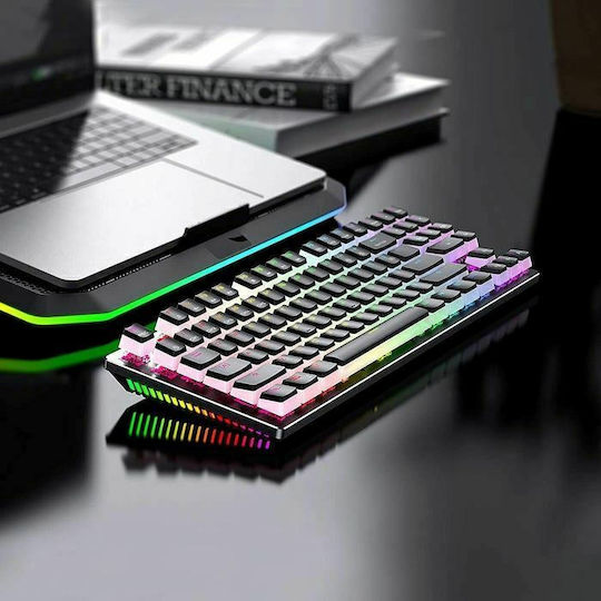 Havit KB851L Gaming Μηχανικό Πληκτρολόγιο με Custom διακόπτες και RGB φωτισμό (Αγγλικό US)