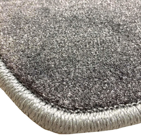 Carner Satz Vorder- und Hintermatten 4Stück aus Teppichboden für BMW X5 2000-2007 Gray
