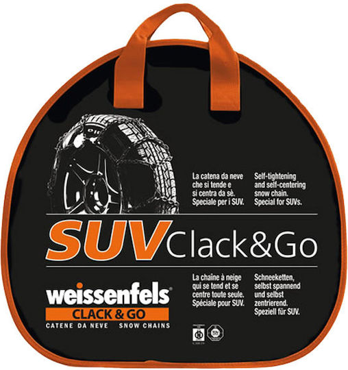Weissenfels RTS Clack & Go SUV No4 Αντιολισθητικές Αλυσίδες Πάχους 13mm Αυτοκινήτου 4x4 2τμχ