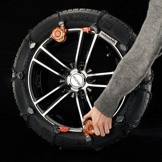 Weissenfels Clack & Go Pro-tech M44 4 Anti-slip Chains Thickness 9mm Passenger Car 2pcs