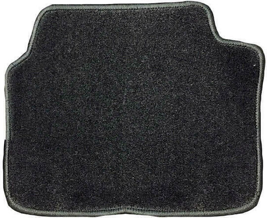 Carner Set of Front and Rear Mats 4pcs for Mercedes-Benz S 1998-2005 Black