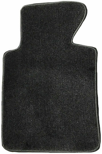 Carner Set of Front and Rear Mats 4pcs for Mercedes-Benz S 1998-2005 Black