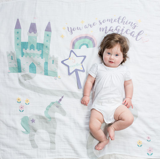 Lulujo Baby Photography Sheet Something Magical for Girl
