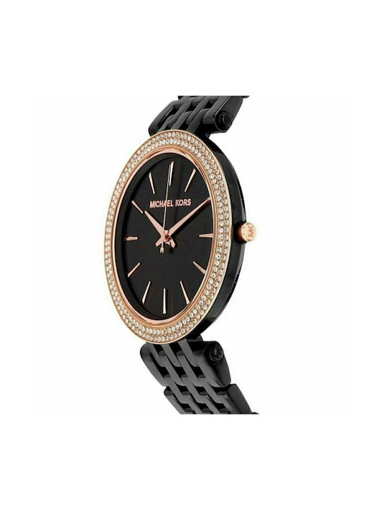 Michael Kors Darci Damen Uhr mit Schwarz Metallarmband