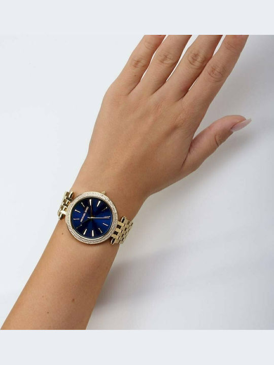 Michael Kors Darci Ρολόι Μπαταρίας με Μεταλλικό Μπρασελέ