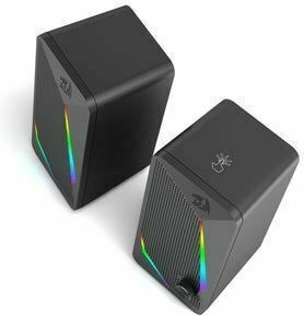 Redragon GS510 Waltz Ηχεία Υπολογιστή 2.0 με RGB Φωτισμό και Ισχύ 6W σε Μαύρο Χρώμα