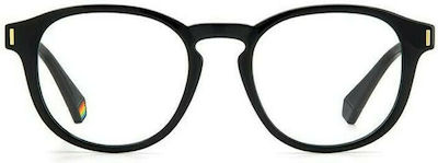 Polaroid Plastic Eyeglass Frame Black PLD D452 807