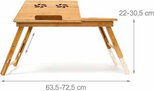 Relaxdays Laptop-Ständer Für Laptop Bis 19 Braun 10019147