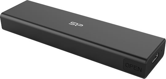 Silicon Power PD60 Enclosure Case for Hard Drive M.2 SATA III / PCI Express with Connection USB 3.2