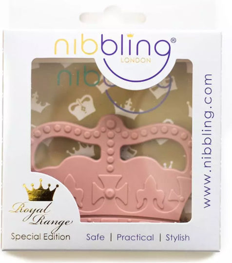 Nibbling Crown Μασητικός Κρίκος Οδοντοφυΐας από Σιλικόνη για 3 m+
