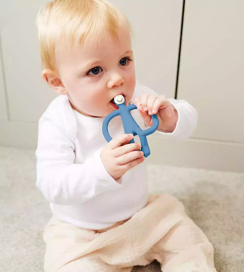 Matchstick Monkey Monkey Teething Ring BPA Free Silicone for 3 m+