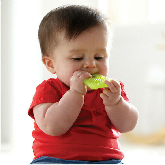 Munchkin Fun Ice Hand Teething Ring with Gel BPA Free Silicone for 0 m+ Blue Hand