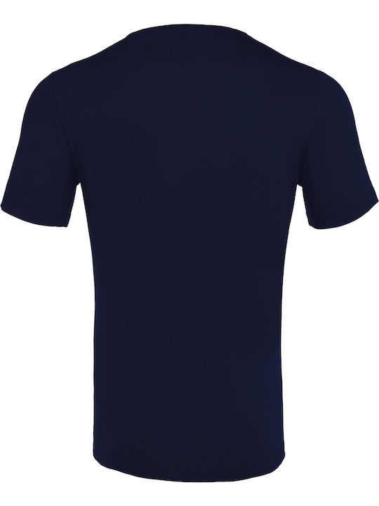 Macron Boost Hero Athletic T-shirt Navy Blue