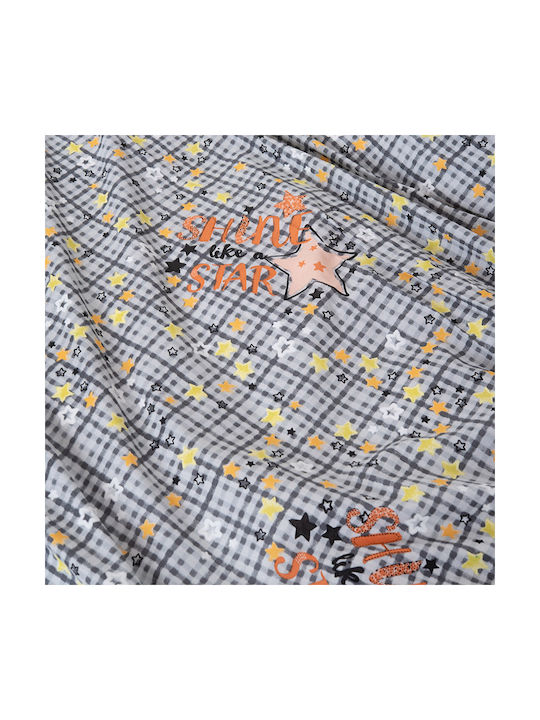 Palamaiki Pătură pentru copii Fluorescent Single Luminous Cluster Grey 160x240buc