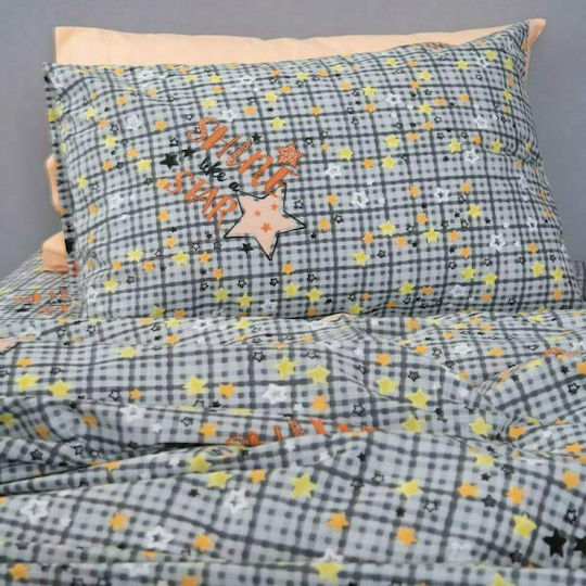 Palamaiki Kids Duvet Glow in the Dark Single Luminous Cluster Grey 160x240cm