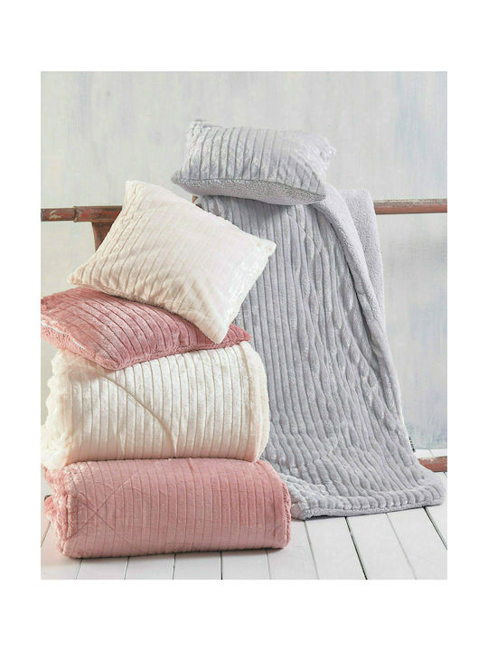 Rythmos Παιδικό Κουβερτοπάπλωμα Μονό Shabby Ροζ 160x220εκ.